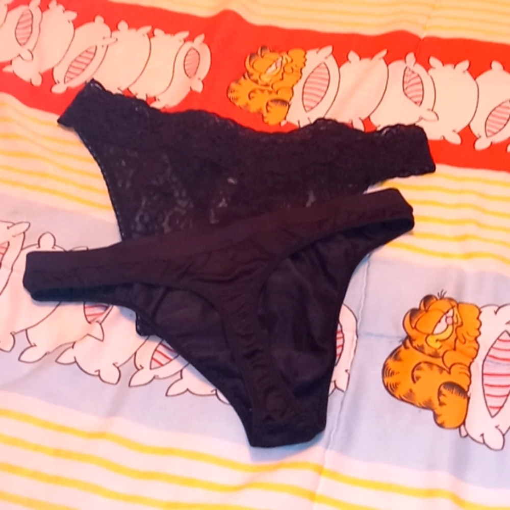 NWOT, Bundle of 2, Sexy, Black,  Thong,Panties by Cocique & Nike, Sz XL
